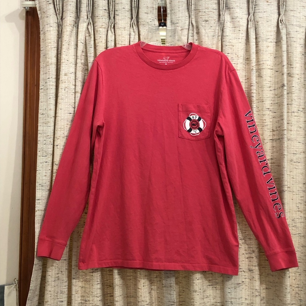 Vineyard Vines K-9 Rescue Long Sleeve Pocket Tee